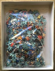 Image of the puzzle 1000, MB, Johnny Guitar (Movie Poster), Complete, Picture of the bag