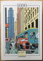 Image of the puzzle 1000, Nathan, Tintin in America, Hergé, Complete, Picture of the box