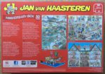 Image of the puzzle 3x1000, Jumbo, All at Sea & Get Well Soon! & Hotel, by Jan van Haasteren, Complete, Picture of the box