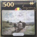 Image of the puzzle 500, D-Toys, Car Cu Boi, by Nicolae Grigorescu, Factory Sealed, Picture of the box