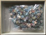 Image of the puzzle 1000, MB, Off to Chelsea, by Mike Taylor, Complete, Picture of the bag