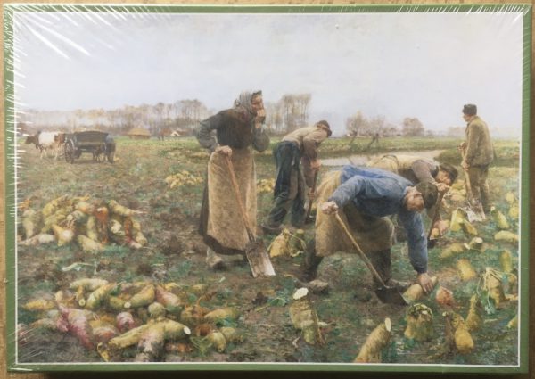 Image of the puzzle 1000, Mudel, Beet Harvest, by Emile Claus, Factory Sealed, Picture of the box