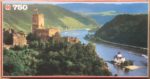 Image of the puzzle 750, Jumbo, Burg Gutenfels am Rhein, Complete, Picture of the box