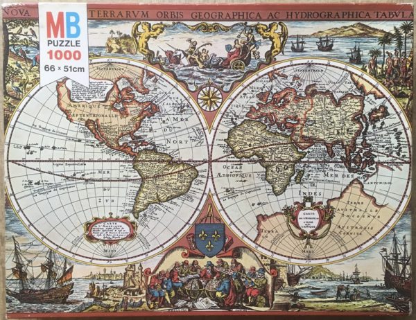 Image of the puzzle 1000, MB, Ancient World, by Daniel Derveaux, Complete, Picture of the box