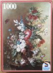 Image of the puzzle 1000, Schmidt, Vase of Flowers, by Jacobus Linthorst, Complete, Picture of the box