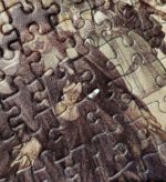 Image of the puzzle 1000, MB, The Dam at Amsterdam 1666, by Johan Herman Isings, Complete, Picture of the Puzzle assembled