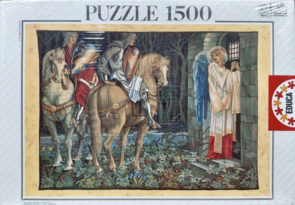 Image of the puzzle 1500, Educa, The Failure of Sir Gawaine, by Sir Edward Burne-Jones, Factory Sealed, Picture of the Box