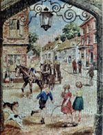 Image of the puzzle 400, Tower Press, The Village Square, Complete, Picture of the Puzzle assembled