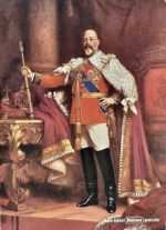 Image of the puzzle 750, Falcon, Edward VII, by Luke Fildes, Complete, Picture of the Box