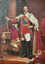 Image of the puzzle 750, Falcon, Edward VII, by Luke Fildes, Complete, Picture of the puzzle