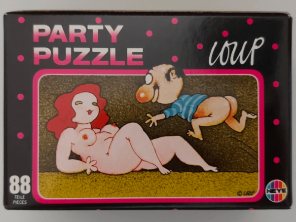 Image of the puzzle 88, Heye, Party Puzzle 459 08072, by Loup, Complete, Picture of the box