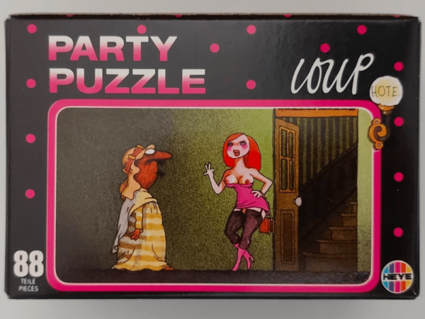 Image of the puzzle 88, Heye, Party Puzzle 459 08073, by Loup, Complete, Picture of the Box
