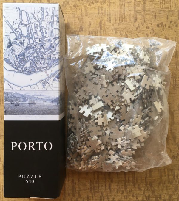 Image of the puzzle 540, Architoys, Porto. by William Barnard Clarke, Sealed Bag, Picture of the bag