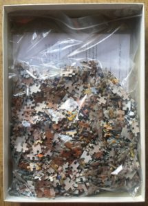 Image of the puzzle 1000, Dessain et Tolra, À la Samaritaine, Complete, Picture of the bag