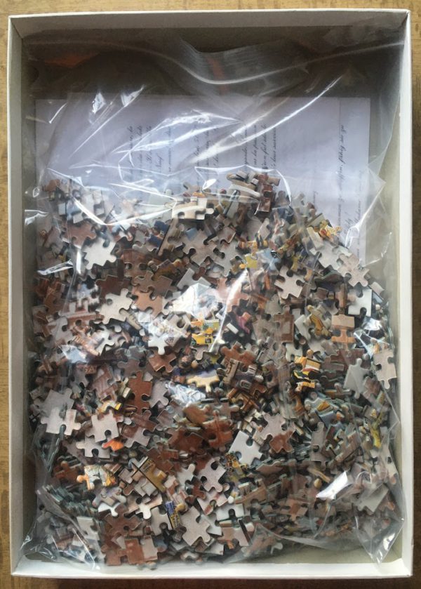 Image of the puzzle 1000, Dessain et Tolra, À la Samaritaine, Complete, Picture of the bag