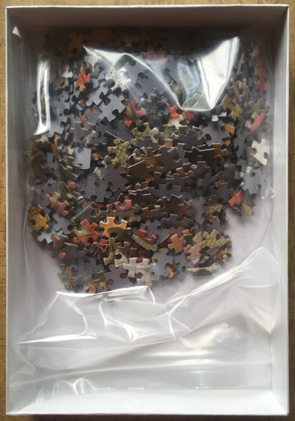 Image of the puzzle 500, Sindbad, La Reine de Saba se rendant chez le Roi Salomon, Complete, Picture of the bag