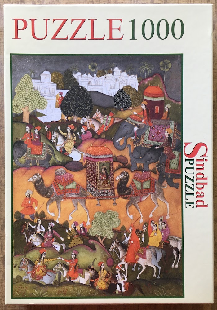 1000, Sindbad, La Reine de Saba se rendant chez le Roi Salomon, Complete, 2025-07-15 Image of the puzzle 1000, Sindbad, La Reine de Saba se rendant chez le Roi Salomon, Complete, Picture of the box