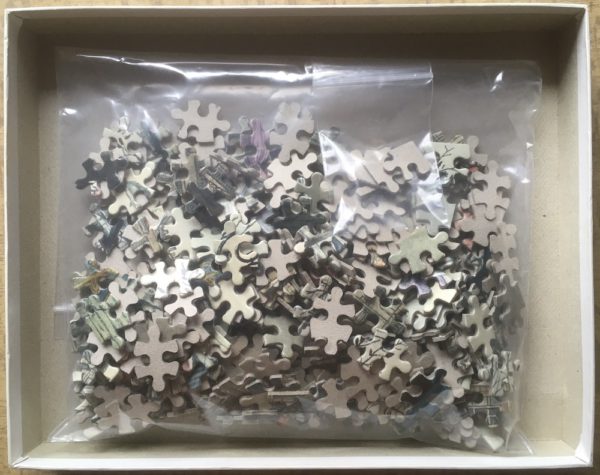 Image of the puzzle 360, Nathan, Montgolfier 1783, by Kees Kelfkens, Complete, Picture of the bag