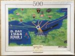 Image of the puzzle 500, Nathan, Carte du Débarquement, Complete, Picture of the box