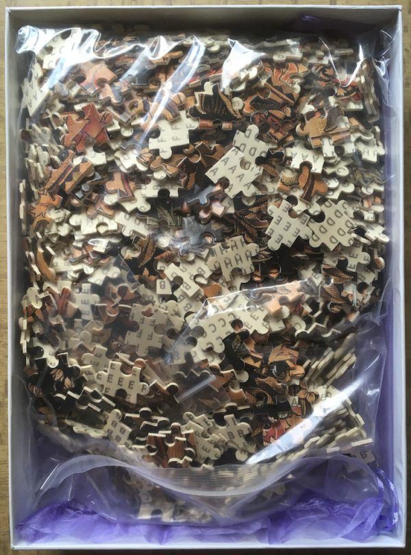 Image of the puzzle 1000, Unknown, Live Tree, by William Morris, Complete, Picture of the bag