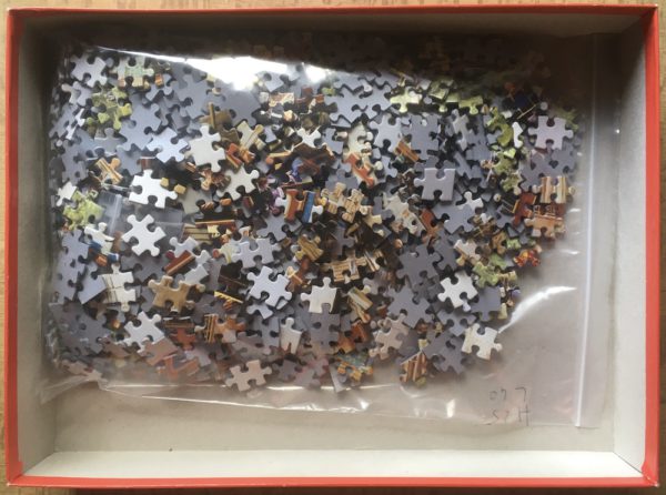 Image of the puzzle 1000, Jumbo, The Boating Party, Windsor Castle, by Gary Cartwright, Complete, Picture of the bag