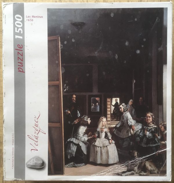 Image of the puzzle 1500, Art Stones, Las Meninas, by Diego Velázquez, Complete, Picture of the box