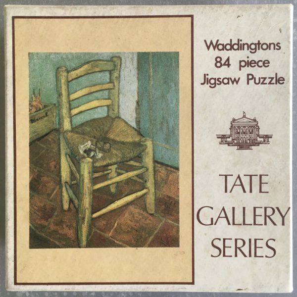Image of the puzzle 84, Waddingtons, The Chair and Pipe, by Vincent van Gogh, Complete, Picture of the box
