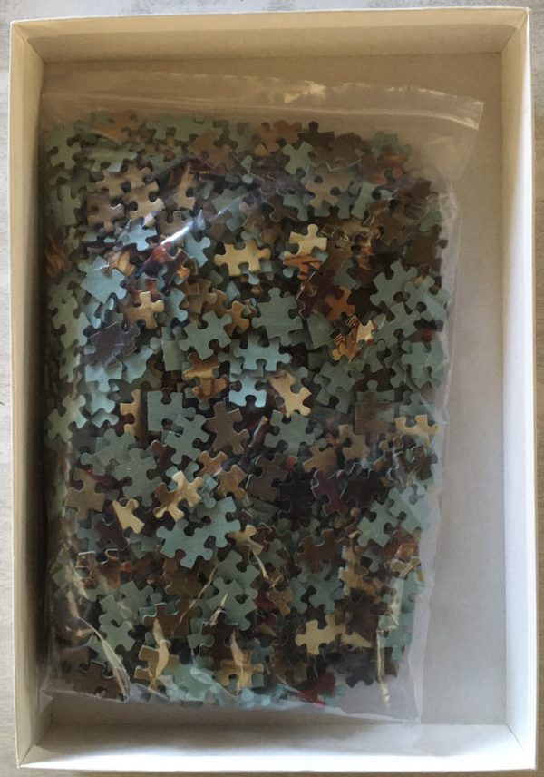 Image of the puzzle 1000, Jumbo, Napoleon crossing the Alps, by Jacques-Louis David, Complete, Picture of the bag