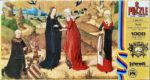 Image of the puzzle 1000, Schmidt, Geburt Mariae, by the Meister des Marialebens, Complete, Picture of the Box