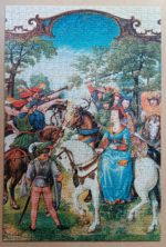Image of the puzzle 750, Ravensburger, The Ride, Gerard Hoerenbout, Complete, Picture of the puzzle