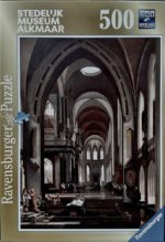 Image of the puzzle 500, Ravensburger, Church Interior, by Emanuel de Witte, Complete, Picture of the Box