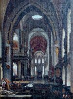 Image of the puzzle 500, Ravensburger, Church Interior, by Emanuel de Witte, Complete, Picture of the Assembled Puzzle