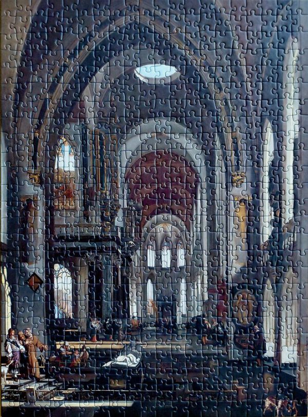 Image of the puzzle 500, Ravensburger, Church Interior, by Emanuel de Witte, Complete, Picture of the Assembled Puzzle
