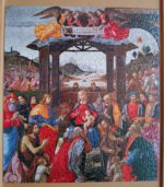 Image of the puzzle 500, Springbok, Adoration of the Magi, by Domenico Ghirlandaio, Complete, Picture of the Assembled Puzzle