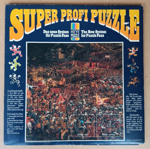 Image of the puzzle 216, Heye, The Battle of Alexander, by Altdorfer, Complete, Picture of the box