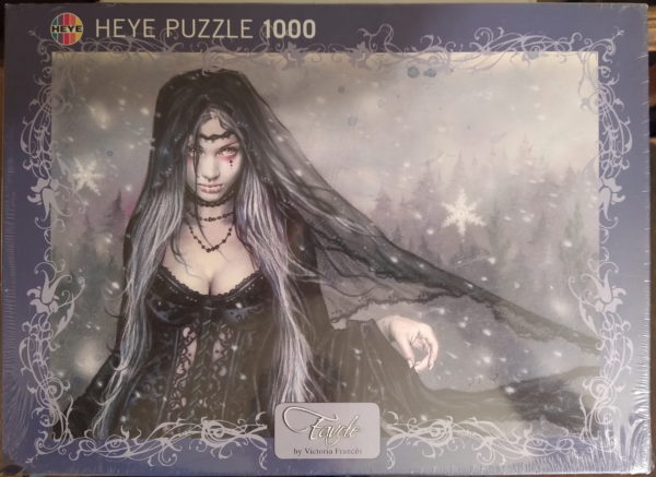 Image of the puzzle 1000, Heye, Snowflake, Victoria Francés, Factory Sealed, Picture of the box