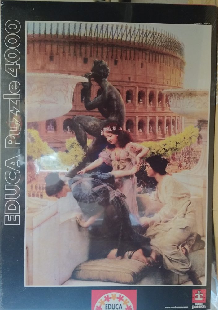 4000, Educa, The Colosseum, Alma-Tadema, Factory Sealed, Listed by GMath Image of the puzzle 4000, Educa, The Colosseum, Alma-Tadema, Factory Sealed, Picture of the box