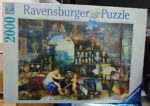 Image of the puzzle 2000, Ravensburger, Allegory of Sight, Brueghel, Factory Sealed, Picture of the box