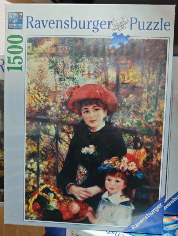 Image of the puzzle 1500, Ravensburger, On the Terrace, Pierre-Auguste Renoir, Picture of the box