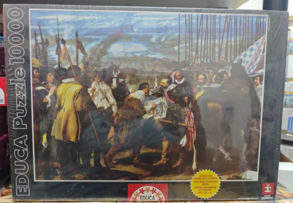 Image of the puzzle 10000, Educa, The Surrender of Breda, Diego Velázquez, Factory Sealed, Picture of the box