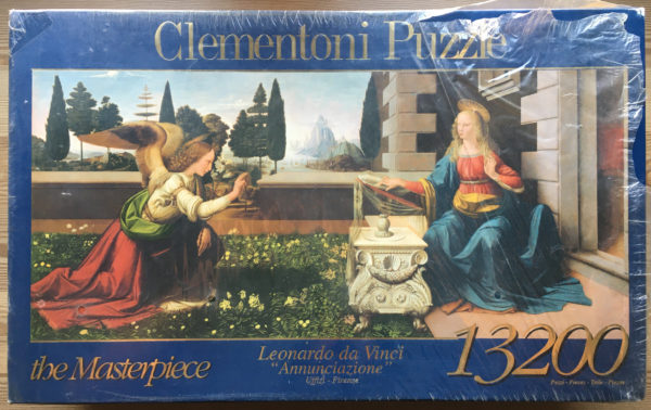 Image of the puzzle 13200, Clementoni, The Annunciation, by Leonardo da Vinci, Factory Sealed, Picture of the box