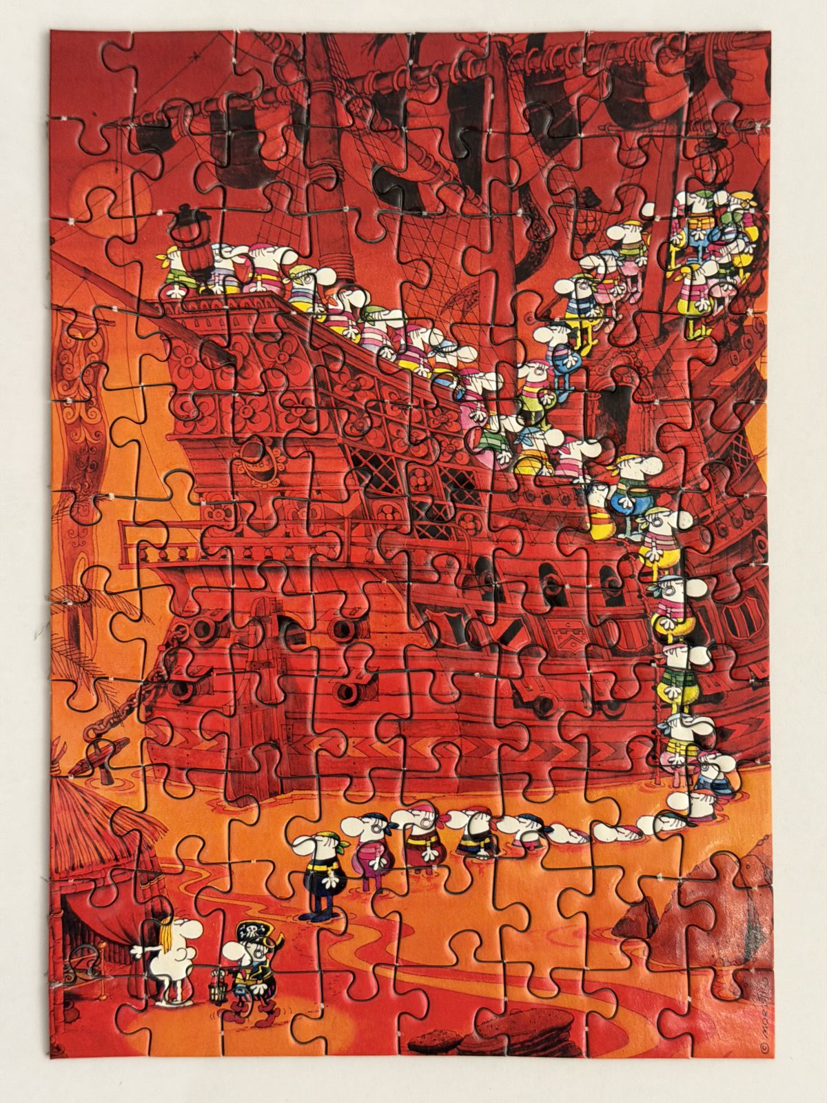 Image of the puzzle 88, Heye, Party Puzzle 459 08068, by Mordillo, Complete, Picture of the Assembled Puzzle