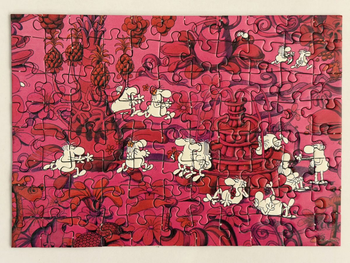 Image of the puzzle 88, Heye, Party Puzzle 459 08071, by Mordillo, Complete, Picture of the Assembled Puzzle