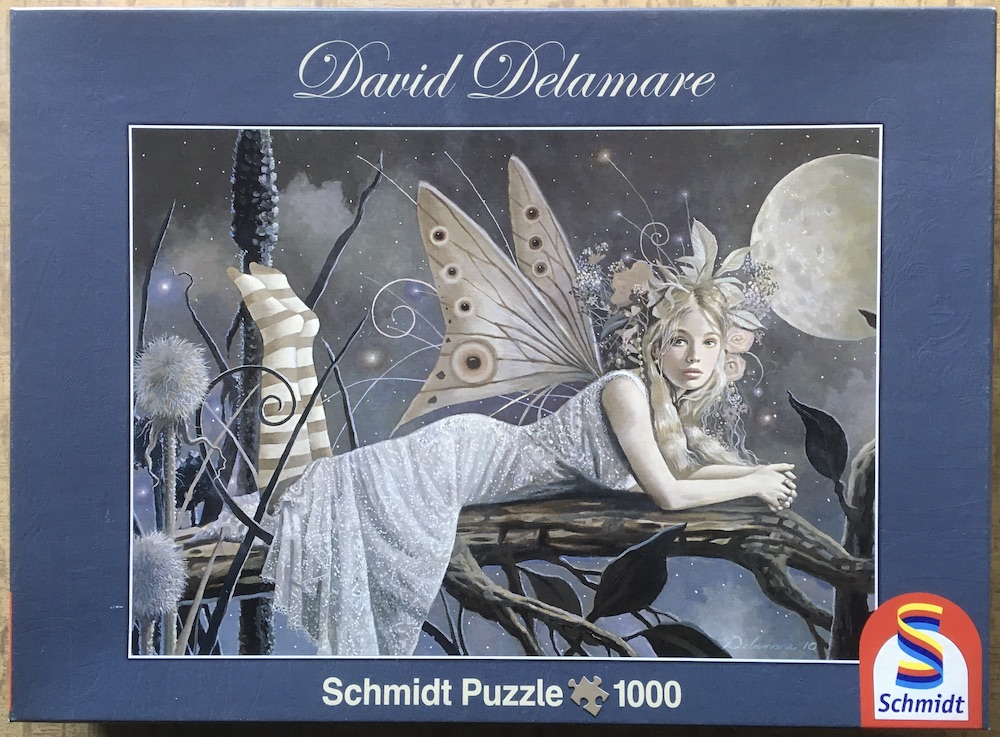 1000, Schmidt, Dream Fairy, by David Delamare, Complete, 2025-11-24 Image of the puzzle 1000, Schmidt, Dream Fairy, by David Delamare, Complete, Picture of the box