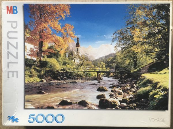Image of the puzzle 5000, MB, Ramsal Church, Complete, Picture of the box
