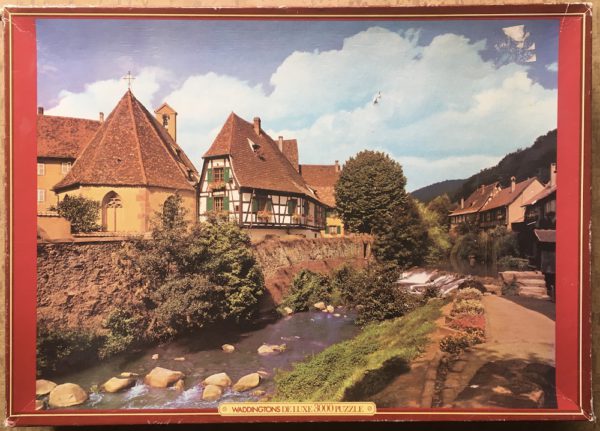 Image of the puzzle 3000, Waddingtons, Alsace, France, Sealed Bag, Picture of the box