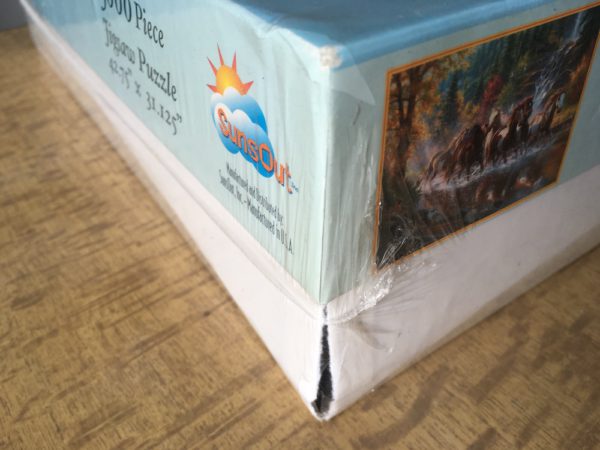 Image of the puzzle 3000, SunsOut, Born to Run, Mark Keathley, Factory Sealed, Picture of the box