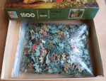 Image of the puzzle 1500, MB, In the Garden, by Nicolas Lancret, Complete, Picture of the Bag