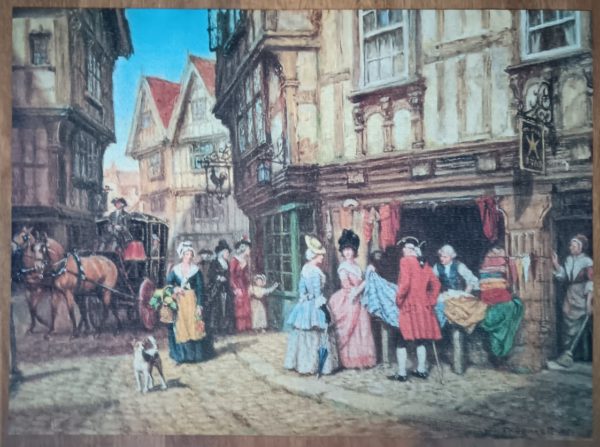 Image of the puzzle 4000, Waddingtons, Outside the Star, by Bennett, Complete, Picture of the Assembled Puzzle