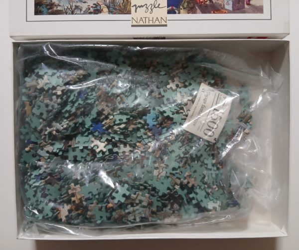 Image of the puzzle 1500, Nathan, Fantastic Voyage, Gabor Szittya, Sealed Bag, Picture of the bag